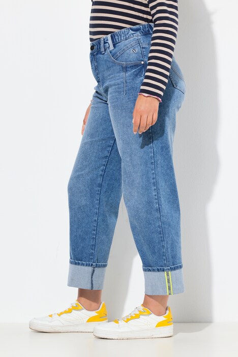 Jeans, wijde pijp