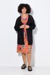Chaqueta de punto, ajuste Boxy, punto calado con purpurina