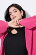 Cardigan coupe Boxy Fit, maille ajourée effet brillant