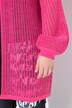 Cardigan coupe Boxy Fit, maille ajourée effet brillant