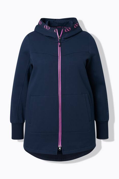 Sweatjacke, Kapuze, Langarm