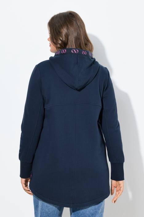 Sweatjacke, Kapuze, Langarm