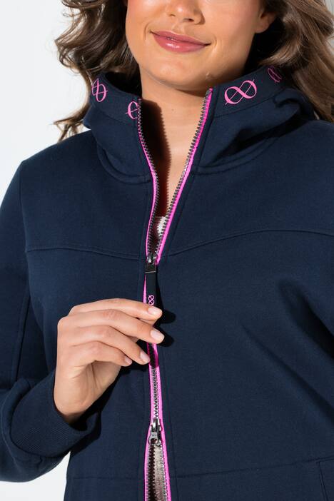 Sweatjacke, Kapuze, Langarm