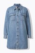 Shaket vaquero, oversize, cuello camisero, manga larga