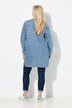 Shaket vaquero, oversize, cuello camisero, manga larga
