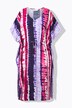 Maxi šaty, kaftan, batikované, postranní rozparek