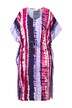 Maxi šaty, kaftan, batikované, postranní rozparek