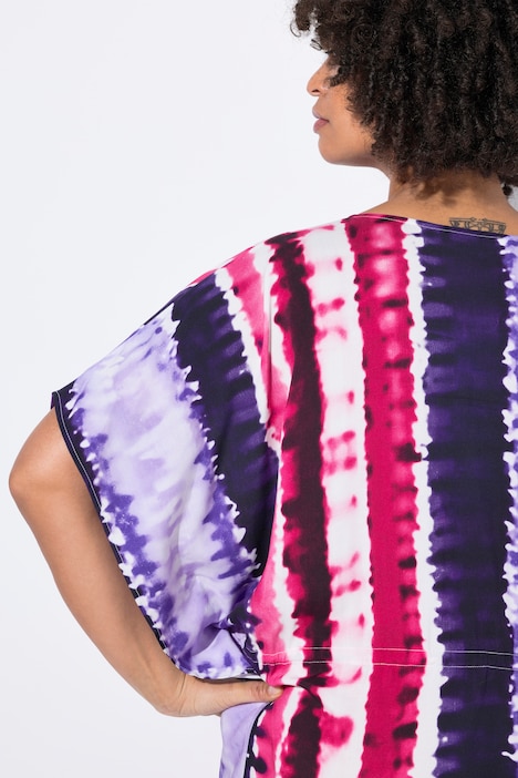 Maxikjole, kaftan, batik, sideslids