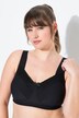 Soutien-gorge de maintien, sans armatures, dentelle motif cœurs - bonnets C-H