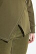 Veste en molleton de coton bio, encolure en V et manches longues