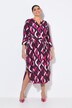 Maxi-jurk, A-lijn, tuniekhals, 3/4-mouw