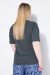 T-shirt dal taglio oversize con stampa leopardata e look vintage