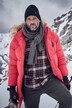 JP1880 doorgestikte parka, capuchon, geweven bont, badges, tot 8XL