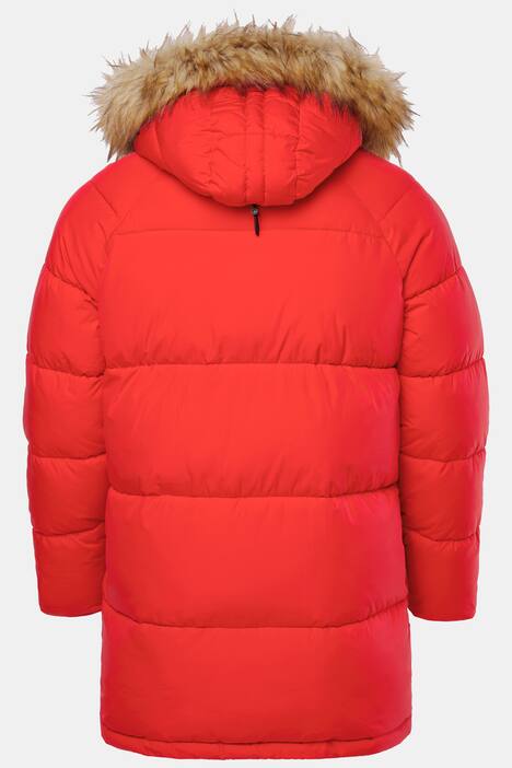 Parka matelassée à capuche JP 1880, flocage et fourrure synthétique - jusqu'au 8 XL