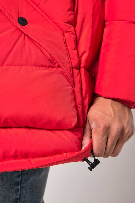 Parka matelassée à capuche JP 1880, flocage et fourrure synthétique - jusqu'au 8 XL
