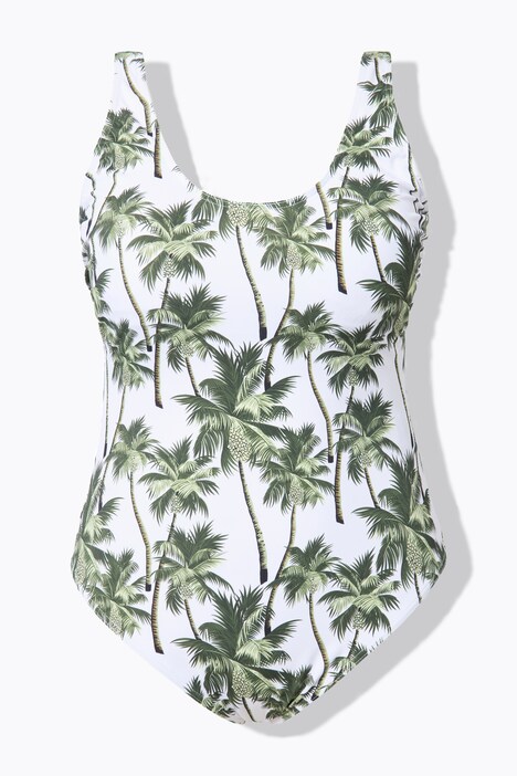 Palm Tree Print Swimsuit