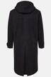 JP1880 functionele jas in wollook, waterafstotend, capuchon, rits, tot 7XL