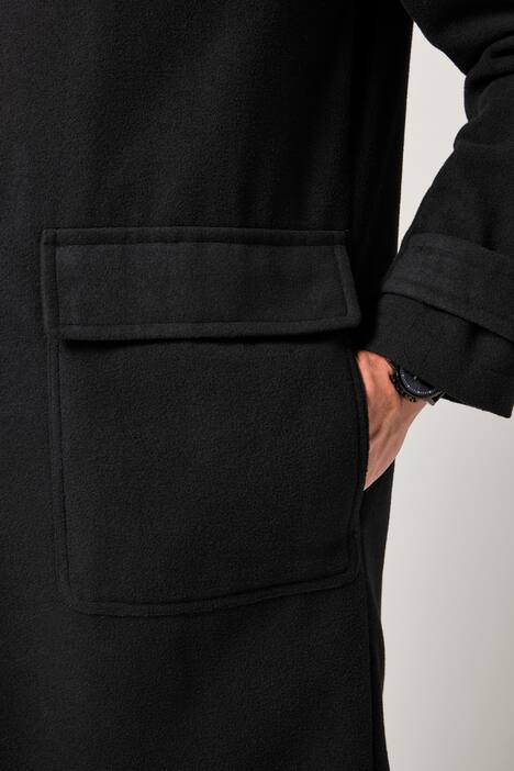 JP1880 functionele jas in wollook, waterafstotend, capuchon, rits, tot 7XL