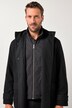 JP1880 functionele jas in wollook, waterafstotend, capuchon, rits, tot 7XL