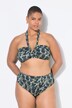 Bas de bikini, taille haute et imprimé camouflage