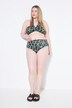 Bas de bikini, taille haute et imprimé camouflage