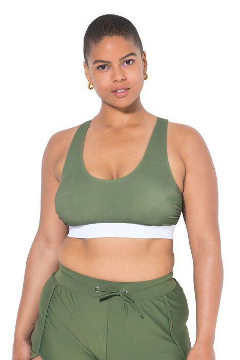 Bikiny top, měkké košíčky, sportovní záda