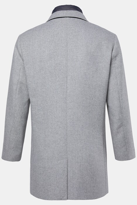 JP1880 Wollmix-Mantel, Wollanteil, Nylon-Einsatz, Reverskagen, bis 7 XL