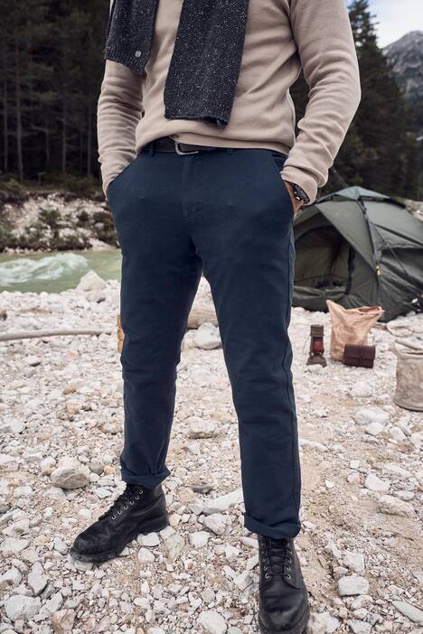 Pantalon chino JP1880 en lainage, technologie FLEXNAMIC®, coupe Regular Fit – jusqu'au 74/38