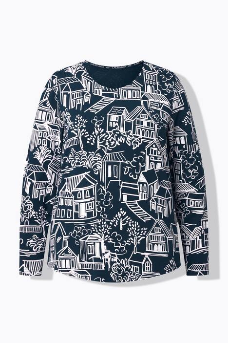 Shirt, lange mouw, ronde hals, OEKO-TEX