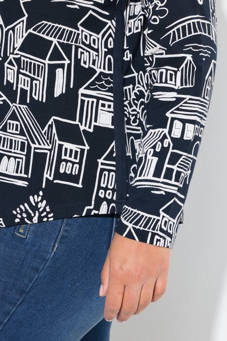 Shirt, lange mouw, ronde hals, OEKO-TEX