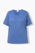 T-shirt en coton bio, avec message, décolleté rond et manches courtes