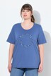 T-shirt en coton bio, avec message, décolleté rond et manches courtes