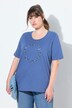 T-shirt en coton bio, avec message, décolleté rond et manches courtes