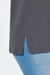 T-shirt classica con scritta, scollo a V e mezze maniche