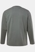 Men+ langærmet T-shirt, print på brystet, Vintage Look, op til 8XL