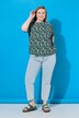 T-Shirt, Oversize Shape, Flower-Print