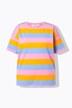 Oversized block stripe T-shirt