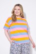 Oversized block stripe T-shirt