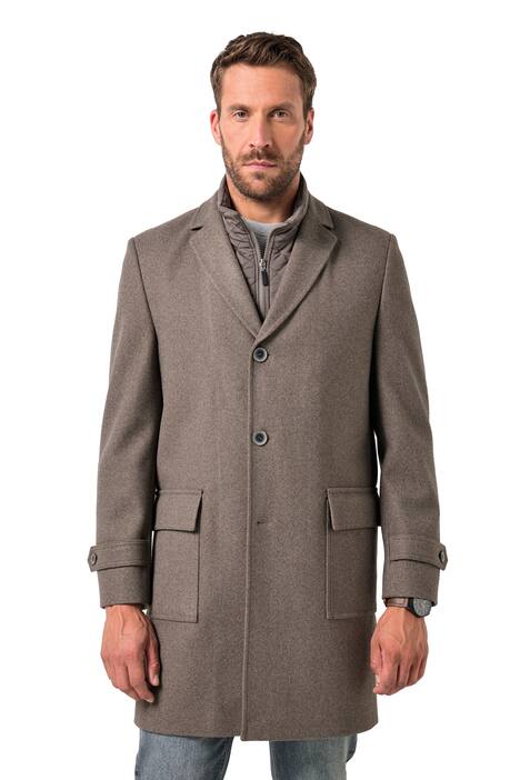 Kabát JP1880, FLEXNAMIC®, prošívaní vsadka, klopový límec, do 7XL