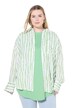 Košilová halenka, oversize, pruhy