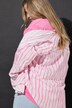 Hemdbluse, oversized, Streifen