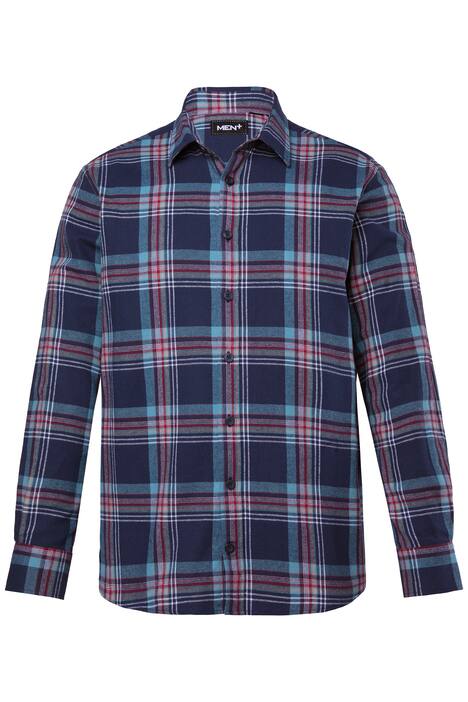 Košile Men+, dlouhé rukávy, Kent límeček, Comfort střih,do 8XL
