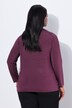 Pull à col rond et manches longues, boucle fantaisie et foulard