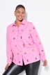 Overhemdblouse, boxy shape, borduursel met zeemotief