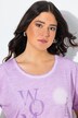 T-shirt, tekstmotief, oversized, ronde hals, korte mouw