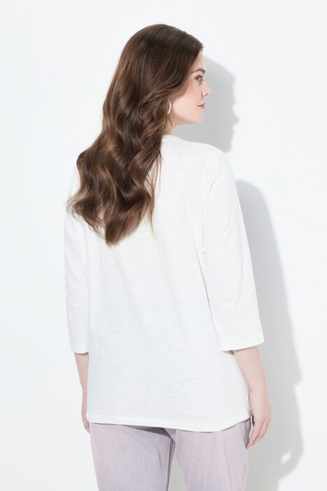 Shirt, Schuhe, Classic, Rundhalsausschnitt, 3/4-Arm