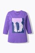Shirt, Schuhe, Classic, Rundhalsausschnitt, 3/4-Arm