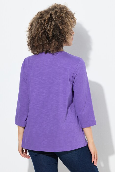Shirt, Schuhe, Classic, Rundhalsausschnitt, 3/4-Arm