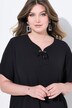 Camiseta tipo blusa, forma en A, cinta de atar en el escote