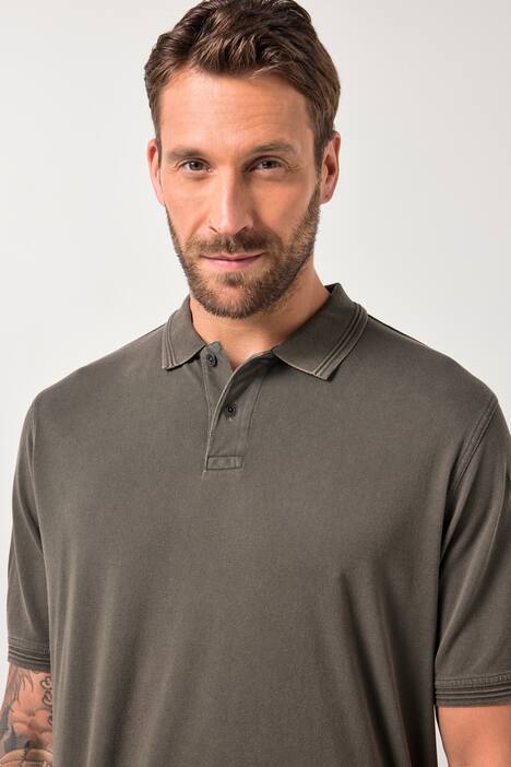 JP1880 poloshirt, Buik-Fit, korte mouwen, piqué, vintage look, XXL tot 8XL